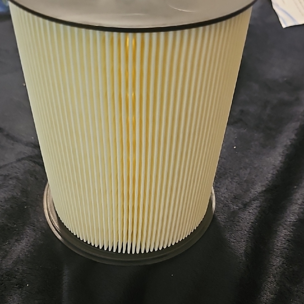 Pleated Air Filter with Black Trim